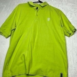 South Pole Shirt Adult Large Polo Green Y2K HipHop Short Sleeve Golf Casual Mens